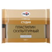 Пластилин скульптурный Гамма «Студия», телесный, мягкий, 500г, пакет
