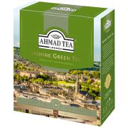 Чай Ahmad Tea «Jasmine Green Tea», зеленый с жасмином, 100 фольг. пакетиков по 2г