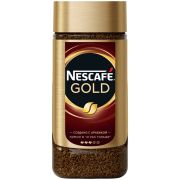 Кофе растворимый Nescafe «Gold», сублимированный, с молотым, тонкий помол, стеклянная банка, 190г