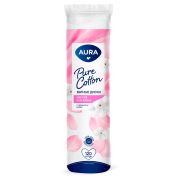 Ватные диски Aura «Beauty», прошитые, 120шт., полиэтиленовый пакет