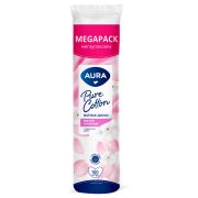 Ватные диски Aura «Beauty», прошитые, 150шт., полиэтиленовый пакет