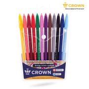 Набор капиллярных ручек Crown «MultiPla» 12цв., 0,3мм, европодвес