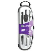 Готовальня Berlingo «Expert», 5 предмета, циркуль 135мм, пластиковый футляр