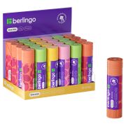 Клей-карандаш Berlingo «Aroma», 21г, ароматизированный (мята, лимон, клубника, роза), ПВП