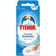 Стикер для очищения унитаза Туалетный утенок «Морской», 3шт., картонная коробка