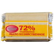 Мыло хозяйственное 72% Меридиан «Традиционное», 200г, флоу-пак