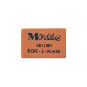 Ластик Koh-I-Noor «Mondeluz» 80, прямоугольный, натуральный каучук, 26*18,5*8мм