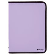 Папка на молнии Berlingo «Instinct» А4, 500мкм, лаванда