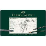 Набор карандашей ч/г Faber-Castell «Pitt Graphite», 26 предметов, заточен., метал. кор.