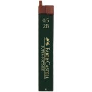 Грифели для механических карандашей Faber-Castell «Super-Polymer», 12шт., 0,5мм, 2B