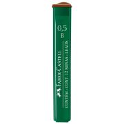 Грифели для механических карандашей Faber-Castell «Polymer», 12шт., 0,5мм, B