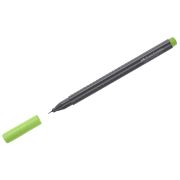 Ручка капиллярная Faber-Castell «Grip Finepen» светло-зеленая, 0,4мм, трехгранная