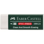 Ластик Faber-Castell «PVC-free», прямоугольный, картонный футляр, в пленке, 63*22*11мм