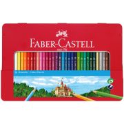 Карандаши цветные Faber-Castell «Замок», 36цв., шестигр., заточ., метал. кор.