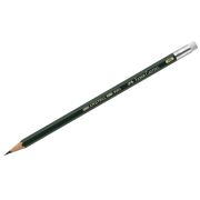 Карандаш ч/г Faber-Castell «Castell 9000» HB, с ластиком, заточен.