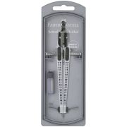 Циркуль Faber-Castell «Grip», + грифели, пластиковый футляр