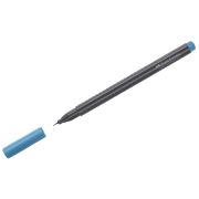 Ручка капиллярная Faber-Castell «Grip Finepen» кобальтово-бирюзовая, 0,4мм, трехгранная