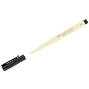 Ручка капиллярная Faber-Castell «Pitt Artist Pen Brush» цвет 103 слоновая кость, пишущий узел «кисть»