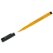 Ручка капиллярная Faber-Castell «Pitt Artist Pen Brush» цвет 109 темно-желтый хром, пишущий узел «кисть»