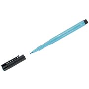 Ручка капиллярная Faber-Castell «Pitt Artist Pen Brush» цвет 154 светло-кобальтовая бирюза, пишущий узел «кисть»
