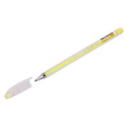 Ручка гелевая Crown «Hi-Jell Pastel» желтая пастель, 0,8мм