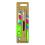 Ручка шариковая Parker «Jotter Black» синяя, 1,0мм, кнопочн., пластик. корпус, блистер
