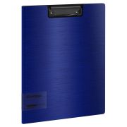 Папка-планшет с зажимом Berlingo «Steel&Style» А4, пластик (полифом), синяя