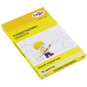 Пластилин Гамма «Юный художник» NEW, 18 цветов, 252г, со стеком, картон. упаковка