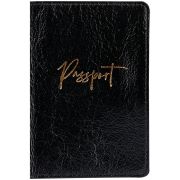 Обложка для паспорта OfficeSpace «Naples», кожа, глум, тиснение фольгой