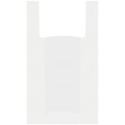 Пакет-майка OfficeClean, ПНД, 28+14*50см, 12мкм, белый