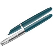 Ручка перьевая Parker «51 Teal Blue CT» черная, 0,8мм, подарочная упаковка