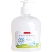 Мыло-крем жидкое OfficeClean «Детское» с ромашкой, антибактериальное, с дозатором, 500мл