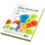 Бумага цветная OfficeSpace «Multicolor», А4, 80г/м2, 200л., (10 цветов)