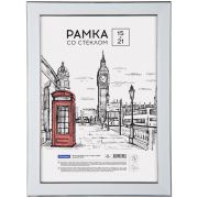 Рамка пластиковая 15*21см, OfficeSpace «Color», голубой