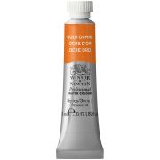 Акварель художественная Winsor&Newton «Professional», 5мл, туба, №285 охра золотая