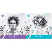 Скетчбук для акварели 20л., 250*250 ArtSpace «Portrait», на склейке, 180г/м2