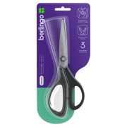 Ножницы Berlingo «Easycut 350», 18см, серые, эргономичные ручки, мягкие вставки, европодвес
