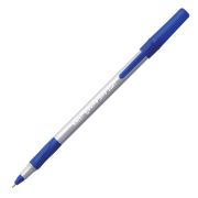 Ручка шариковая с грипом BIC «Round Stic Exact», СИНЯЯ, корпус серый, узел 0,7 мм, линия письма 0,28 мм, 918543