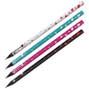 Карандаш ч/г Berlingo «Riddle XS» HB, черное дерево, круглый, заточен., ассорти