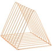 Подставка для бумаг и писем MESHU «Rose Gold», металл, 10 секций