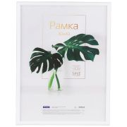 Рамка пластиковая 30*40см, OfficeSpace «Basic», небьющееся стекло, белая