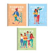 Тетрадь 48л., А5, клетка на гребне ArtSpace «Стиль. Forever young», эконом