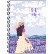 Скетчбук 80л., А5 на гребне BG «Belle province», матовая ламинация, выб. лак, 120г/м2