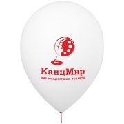 Воздушный шар «Канцмир» (белый), розетка+палочка