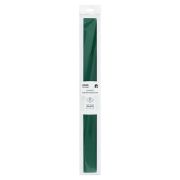 Бумага крепированная ТРИ СОВЫ, 50*250см, 32г/м2, темно-зеленая, в рулоне, пакет с европодвесом