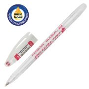 Ручка шариковая масляная PENSAN «Global-21», КРАСНАЯ, корпус прозрачный, узел 0,5 мм, линия письма 0,3 мм, 2221, 2221/12