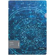 Папка-уголок Berlingo «Zodiac», 200мкм, с рисунком, с эффектом блесток