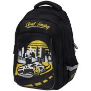 Рюкзак Berlingo Comfort «Street racing» 38*27*18см, 3 отделения, 3 кармана, эргономичная спинка