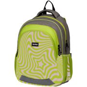 Рюкзак Berlingo Bliss «Neon star» 40*29*19см, 3 отделения, 2 кармана, анатомическая ЭВА спинка