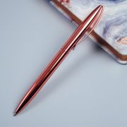 Ручка шариковая автоматическая MESHU «Rose gold» синяя, 1,0мм